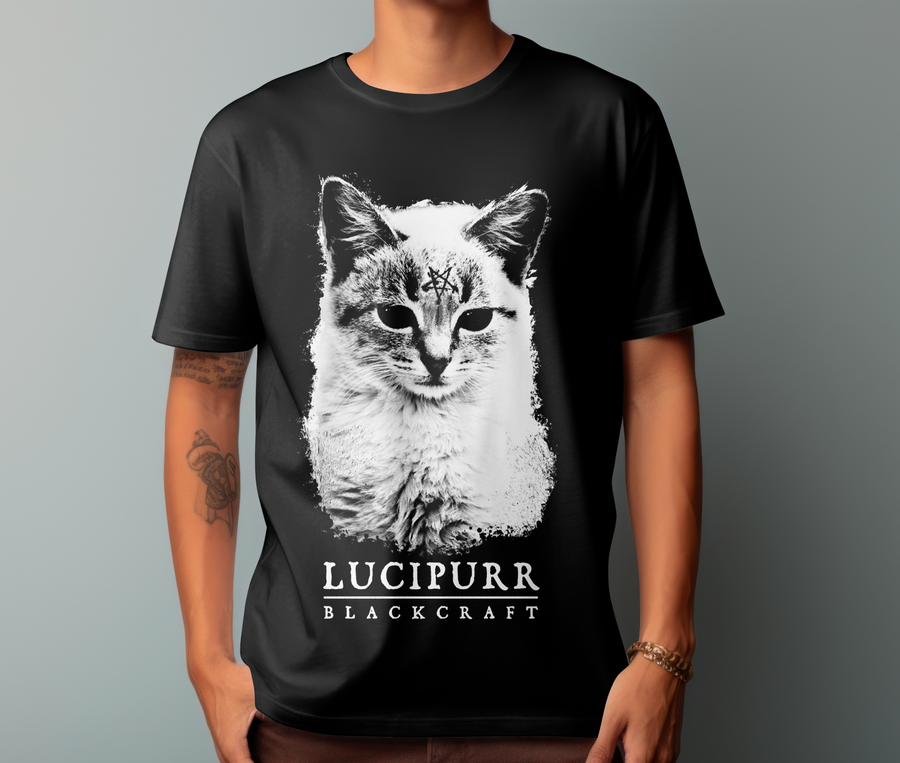 Blackcraft Cult Lucipurr - Playera de manga corta