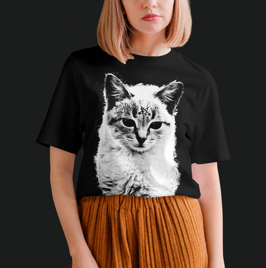 Blackcraft Cult Lucipurr - Playera de manga corta