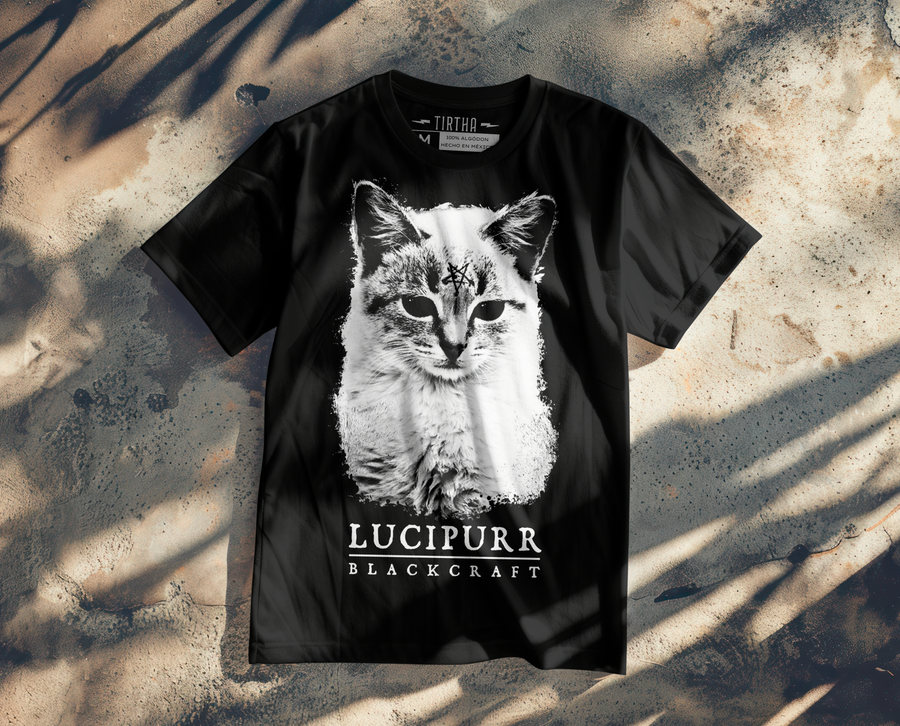 Blackcraft Cult Lucipurr - Playera de manga corta