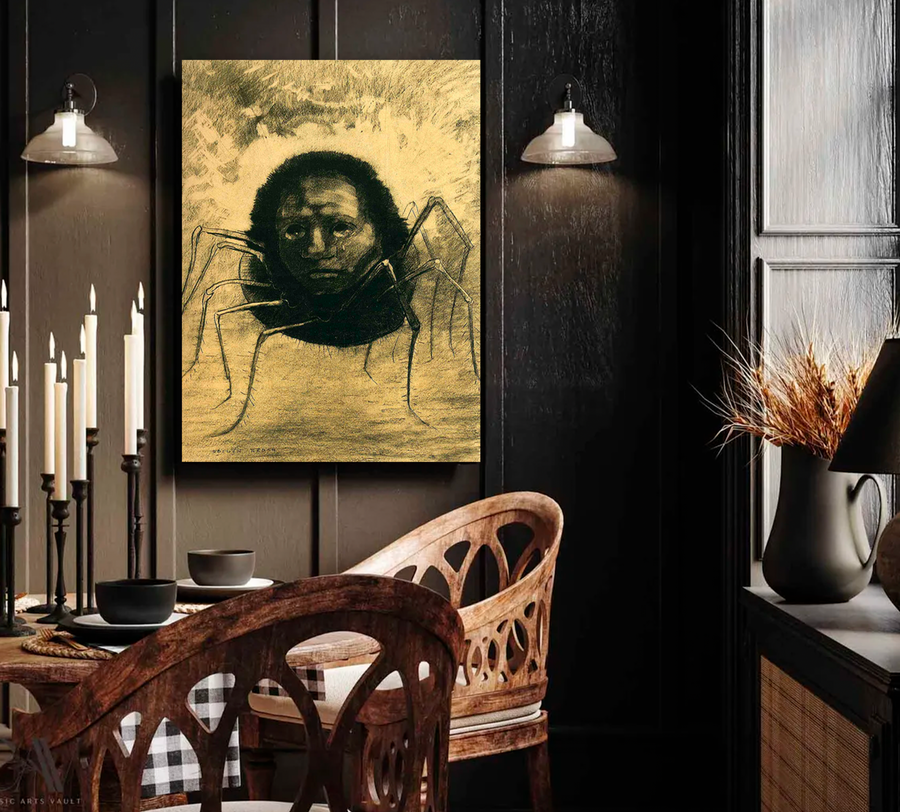 The Crying Spider - Odilon Redon