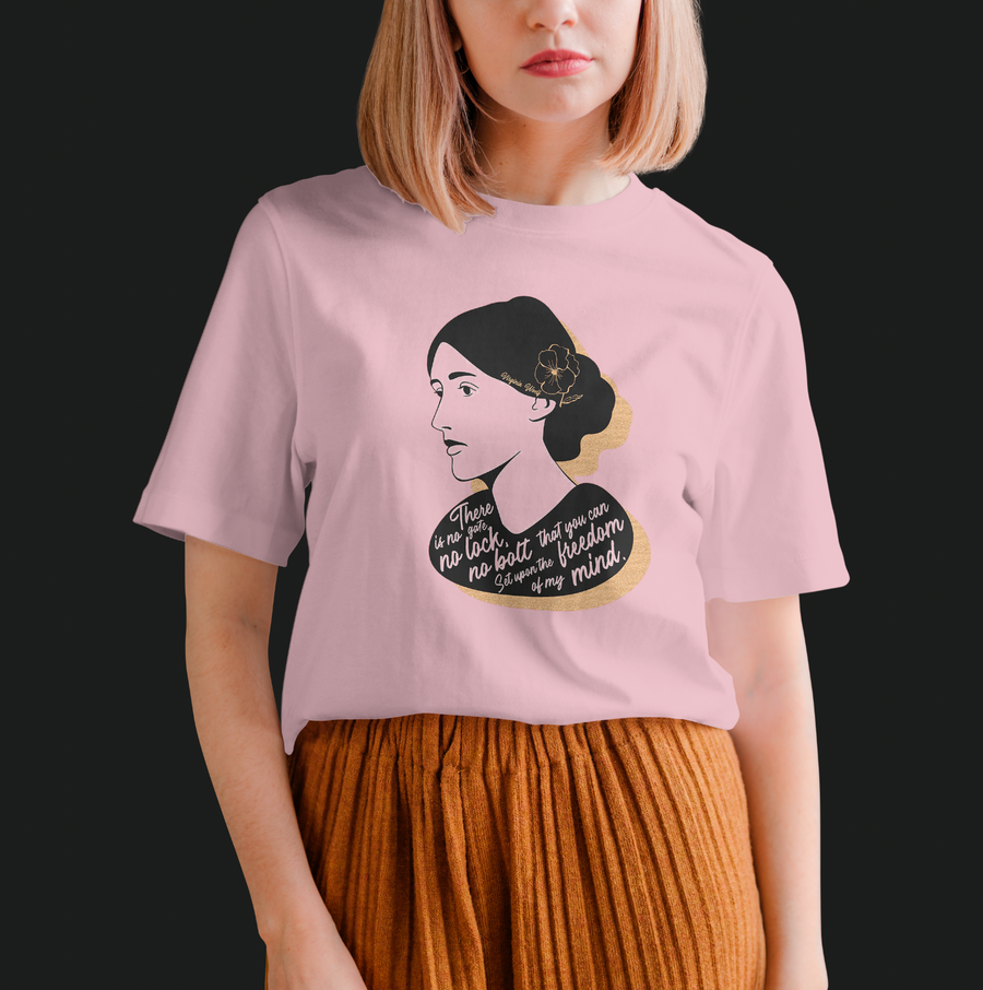 Virginia Woolf Quote - Playera de manga corta