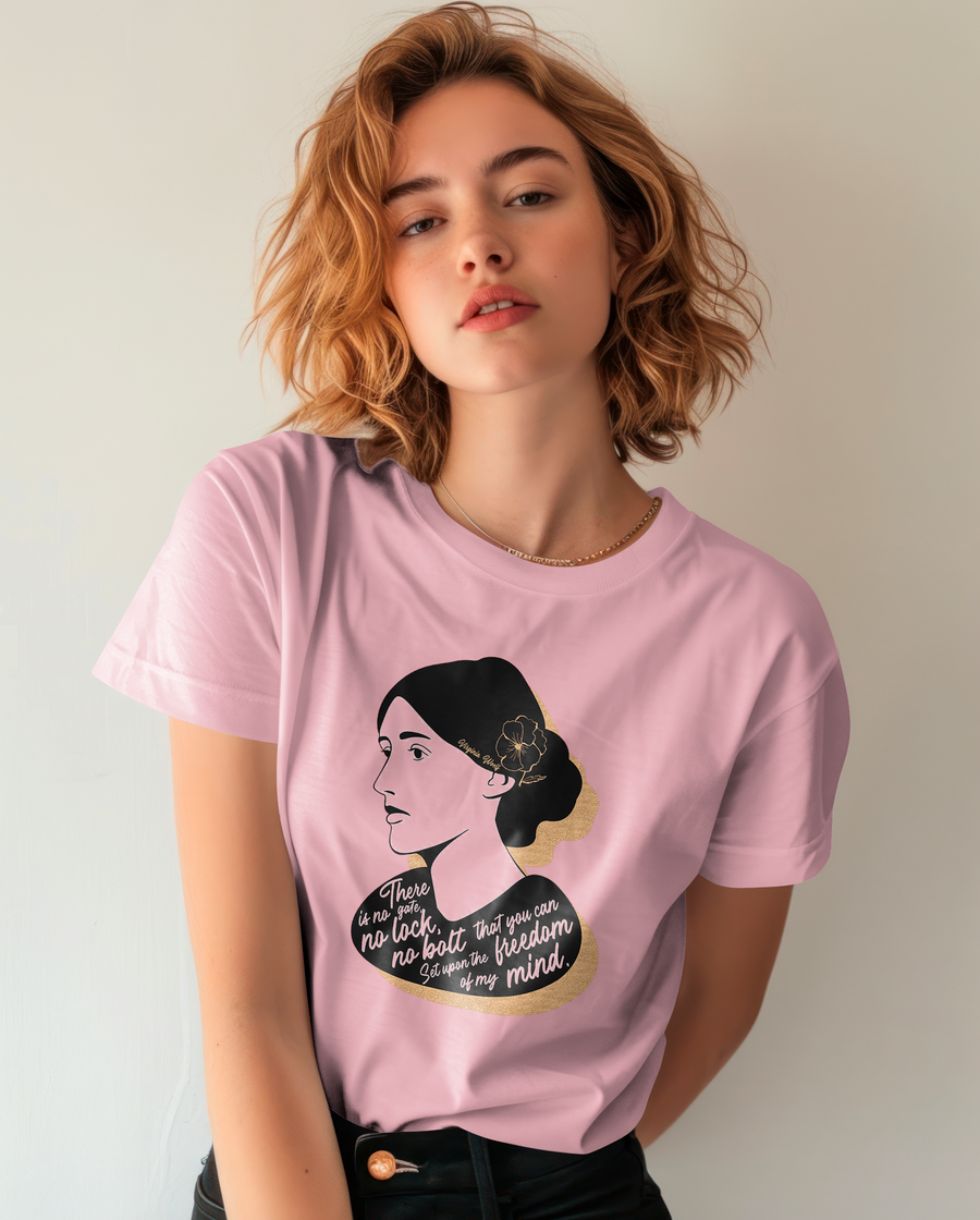 Virginia Woolf Quote - Playera de manga corta