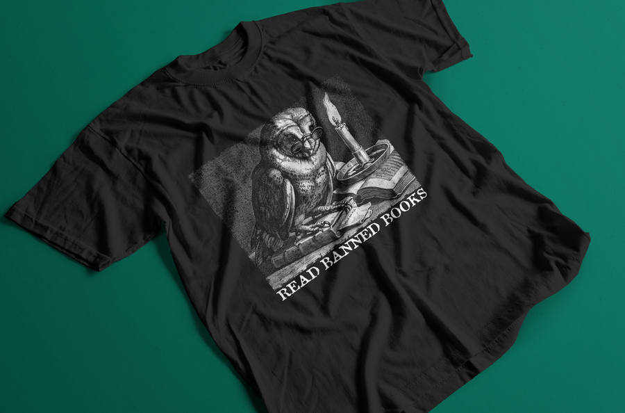Read Banned Books - Playera de manga corta