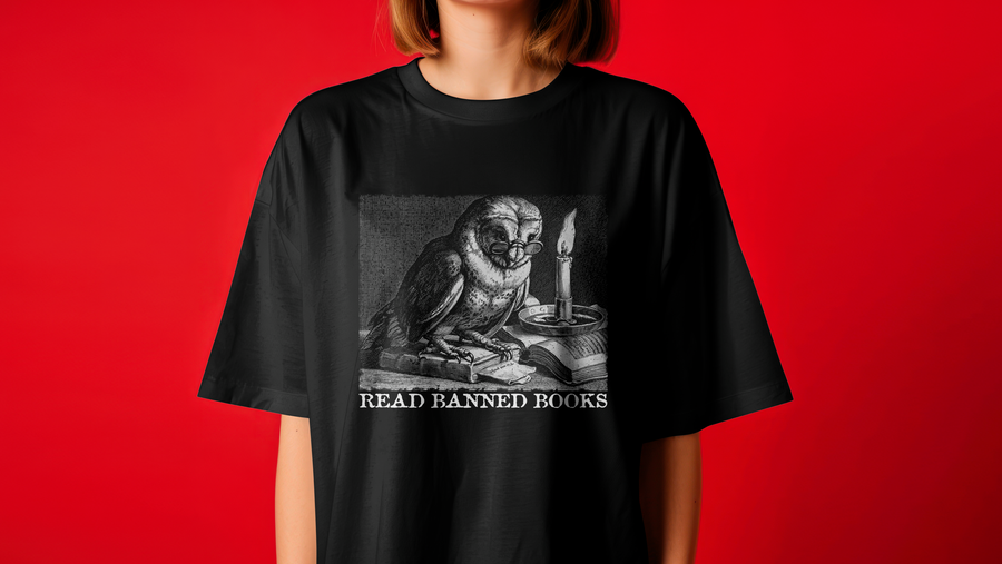 Read Banned Books - Playera de manga corta