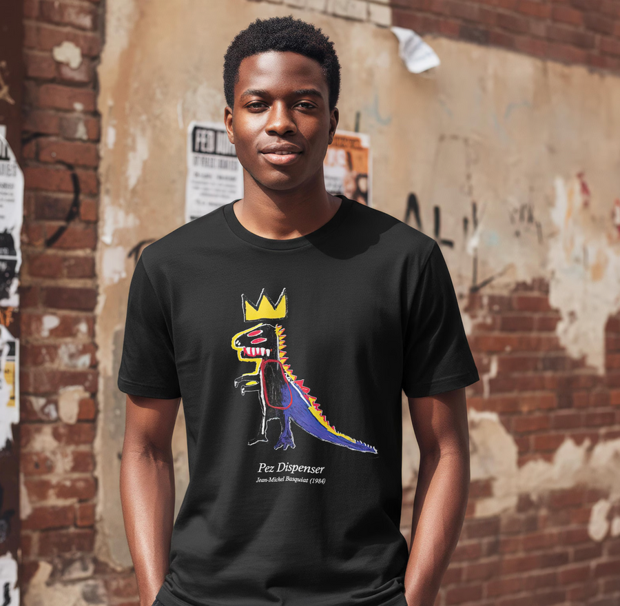 Jean-Michel Basquiat - Pez Dispenser - Playera de manga corta