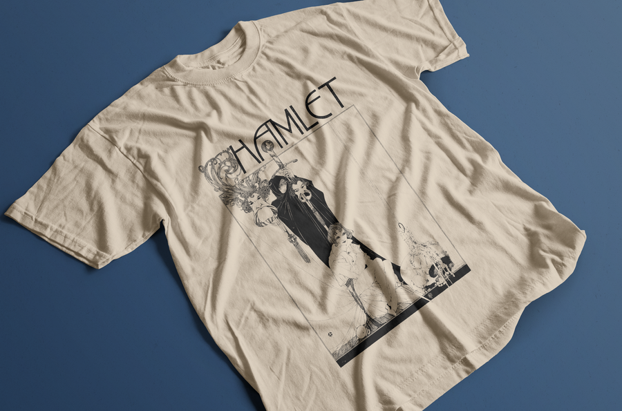 Hamlet - Shakespeare - Playera de manga corta