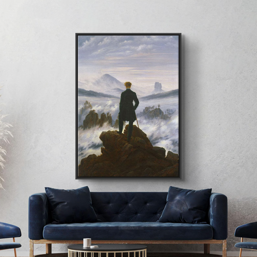El caminante sobre nubes - Caspar David Friedrich