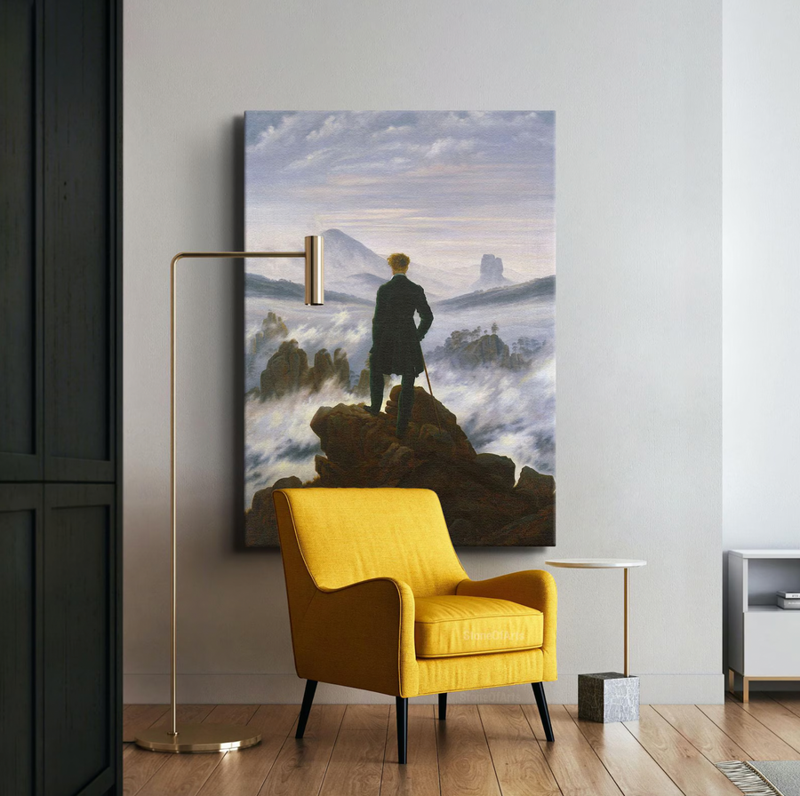 El caminante sobre nubes - Caspar David Friedrich