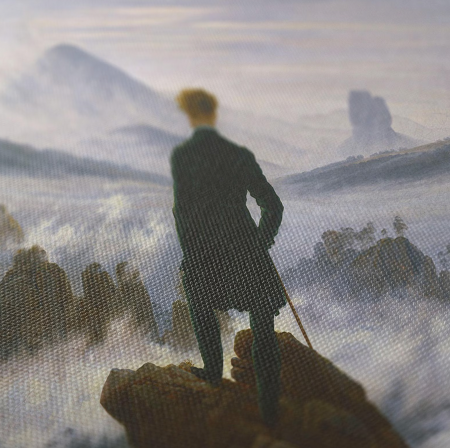 El caminante sobre nubes - Caspar David Friedrich