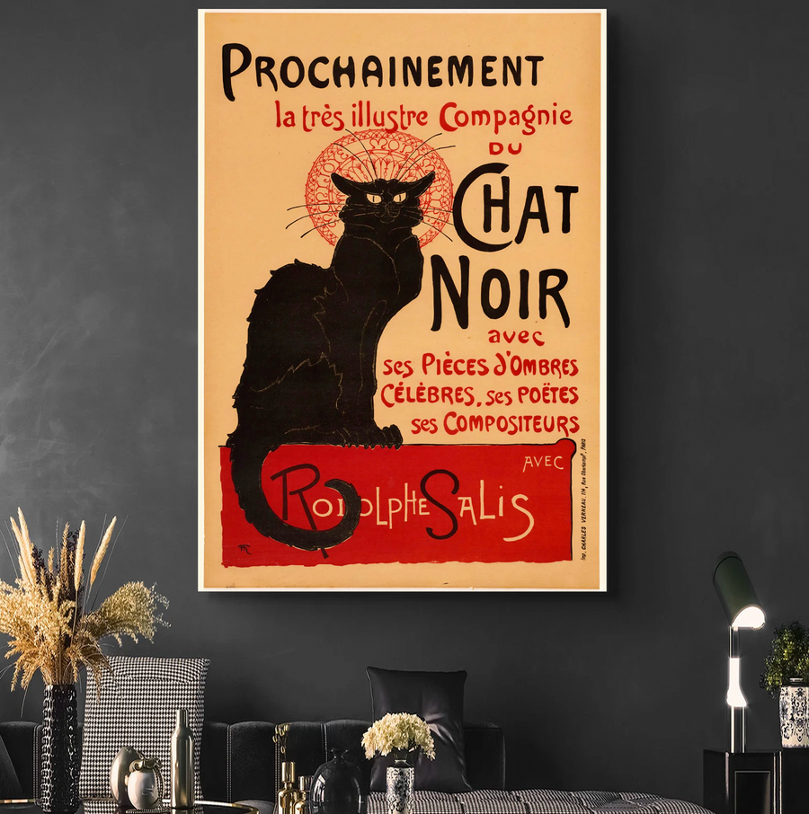 Le Chat Noir  - Théophile Steinlen (El Gato Negro)