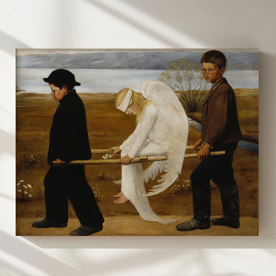 El ángel herido - Hugo Simberg