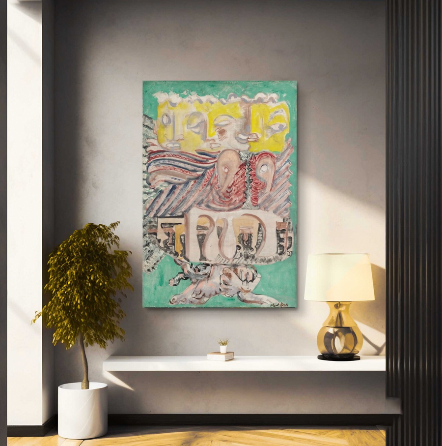 The omen of the eagle (1942) - Mark Rothko