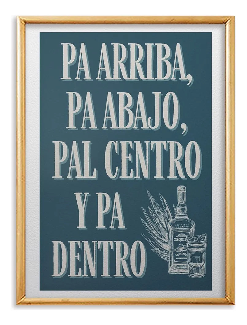 Pa Arriba, Pa Abajo, Pal Centro y Pa Dentro - Tequila Azul México