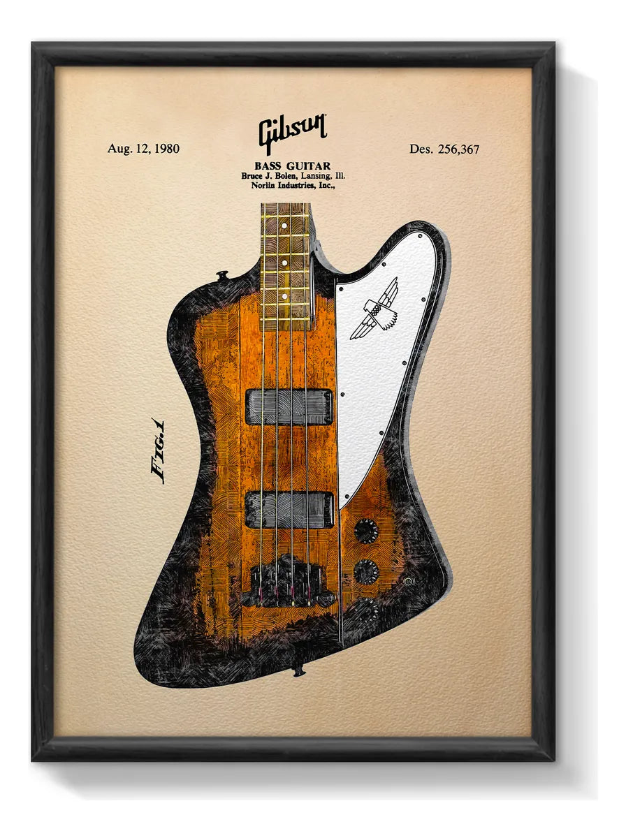 Gibson Thunderbird Bass Patente
