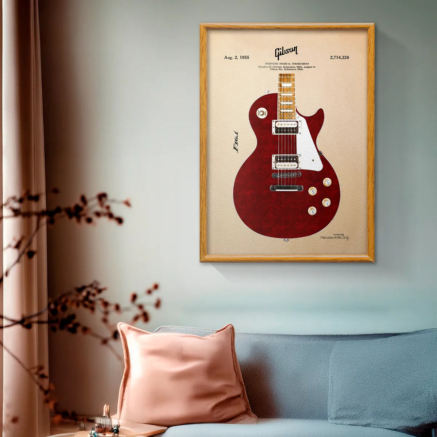 Gibson les Paul B2-2 Guitar Patente