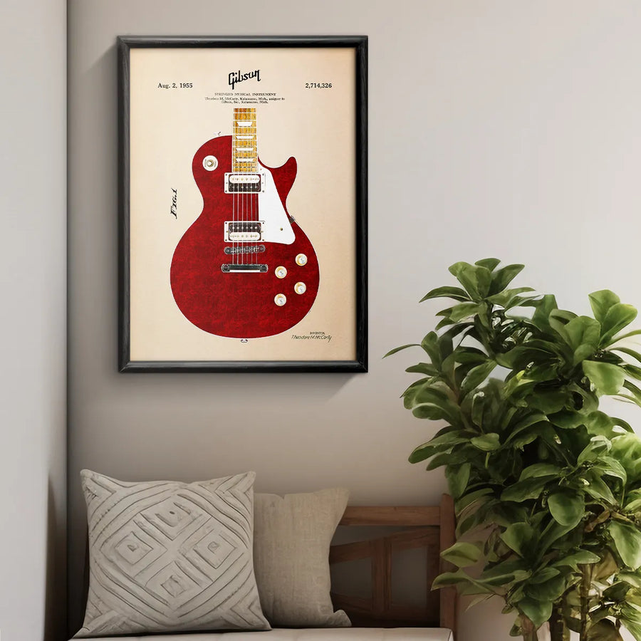 Gibson les Paul B2-2 Guitar Patente