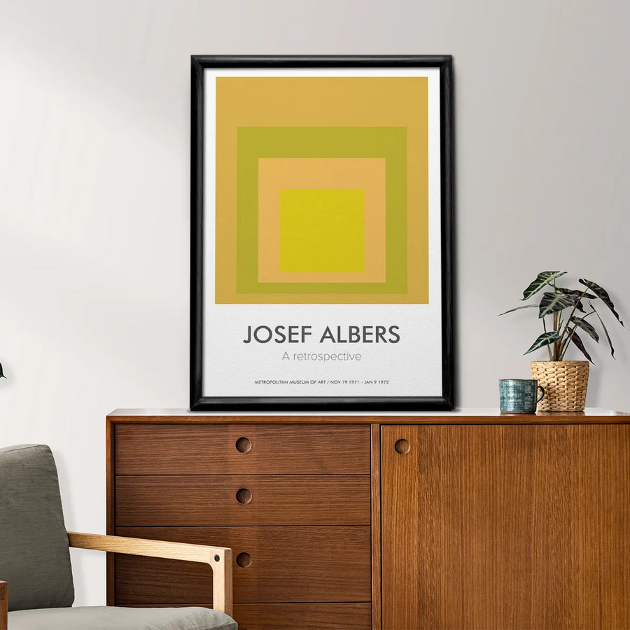 Josef Albers Teoria del Color Bauhaus MOMA retrospective (Yellow)