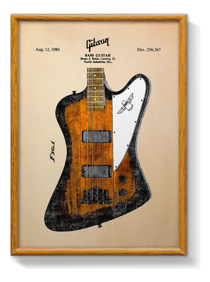 Gibson Thunderbird Bass Patente