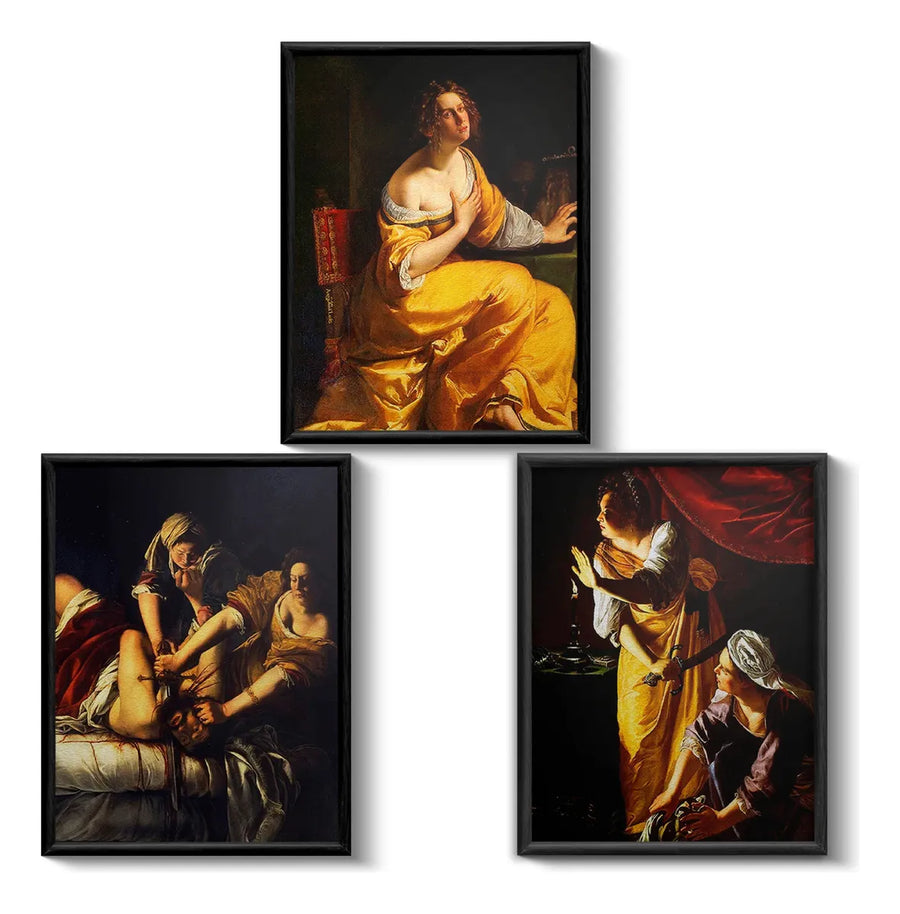 Artemisia Gentileschi Set de 3