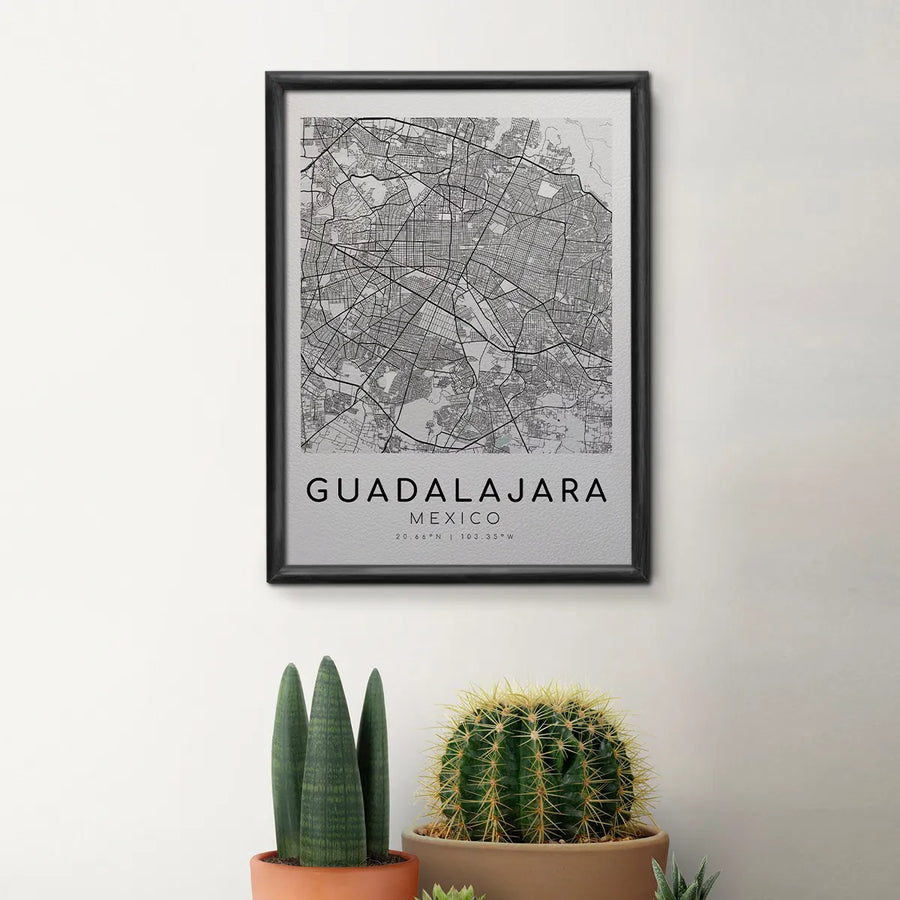 Mapa de Guadalajara México