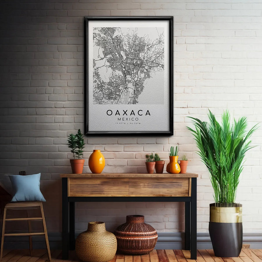Mapa de Oaxaca México