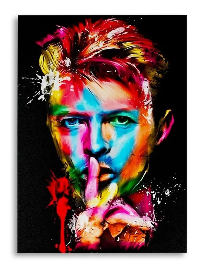 David Bowie Color Splash