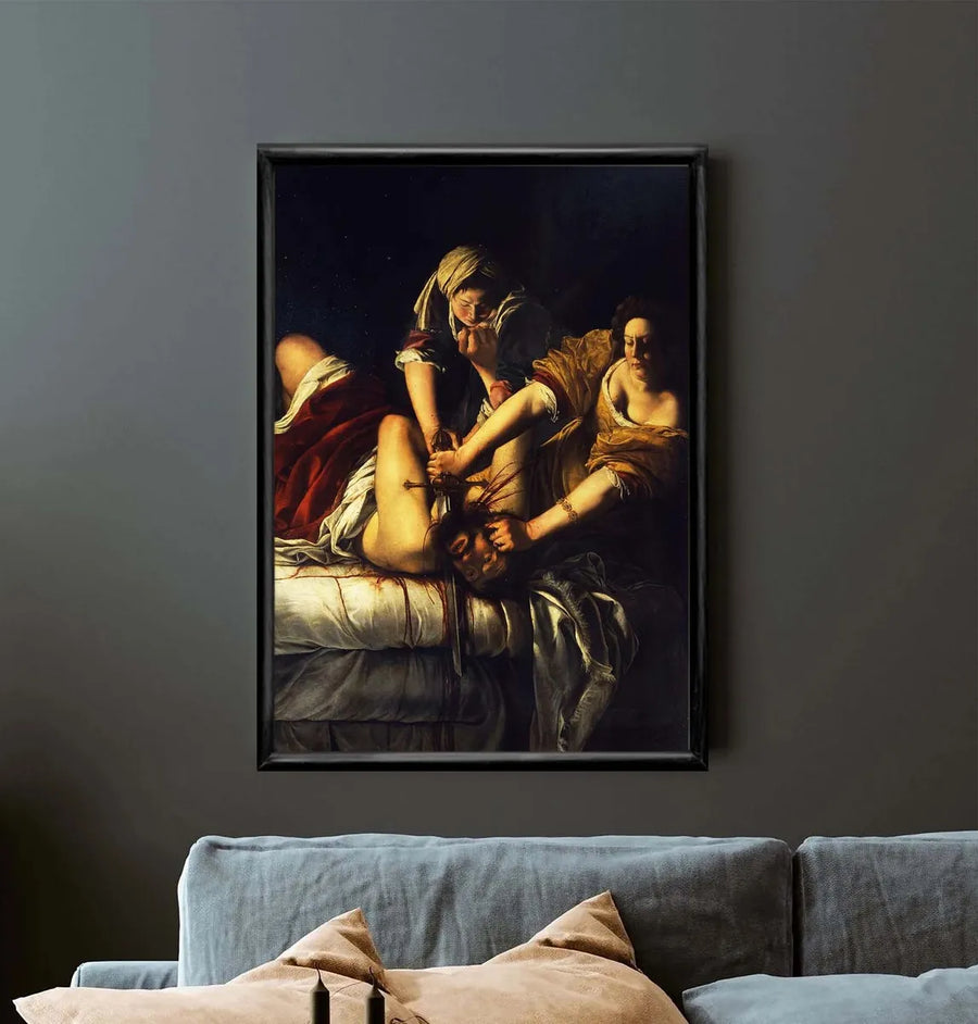 Judith Decapitando A Holofernes - Artemisia Gentileschi 