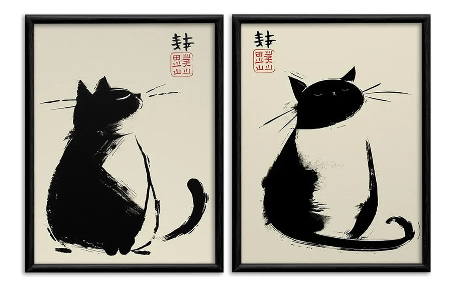 Matsumoto Hoji Cats Set
