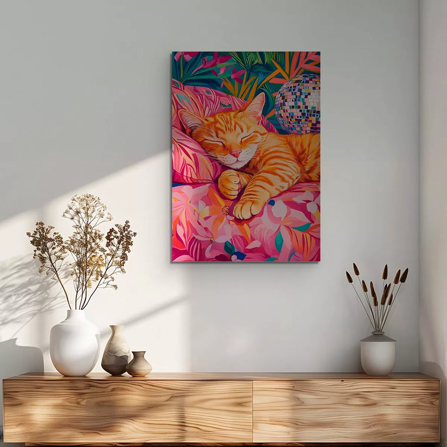 Disco Pink Cat