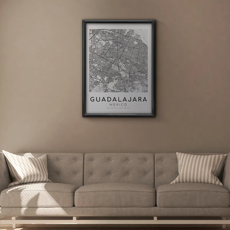 Mapa de Guadalajara México
