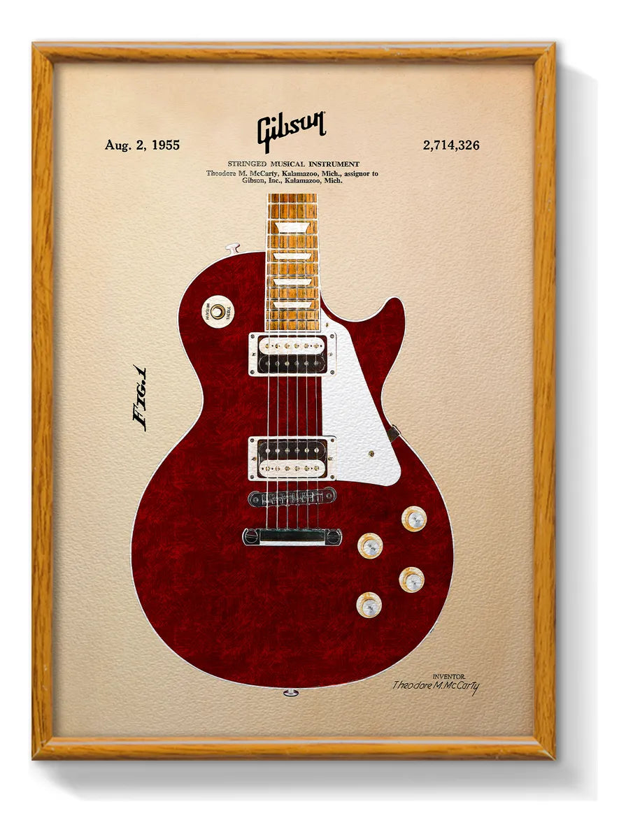 Gibson les Paul B2-2 Guitar Patente