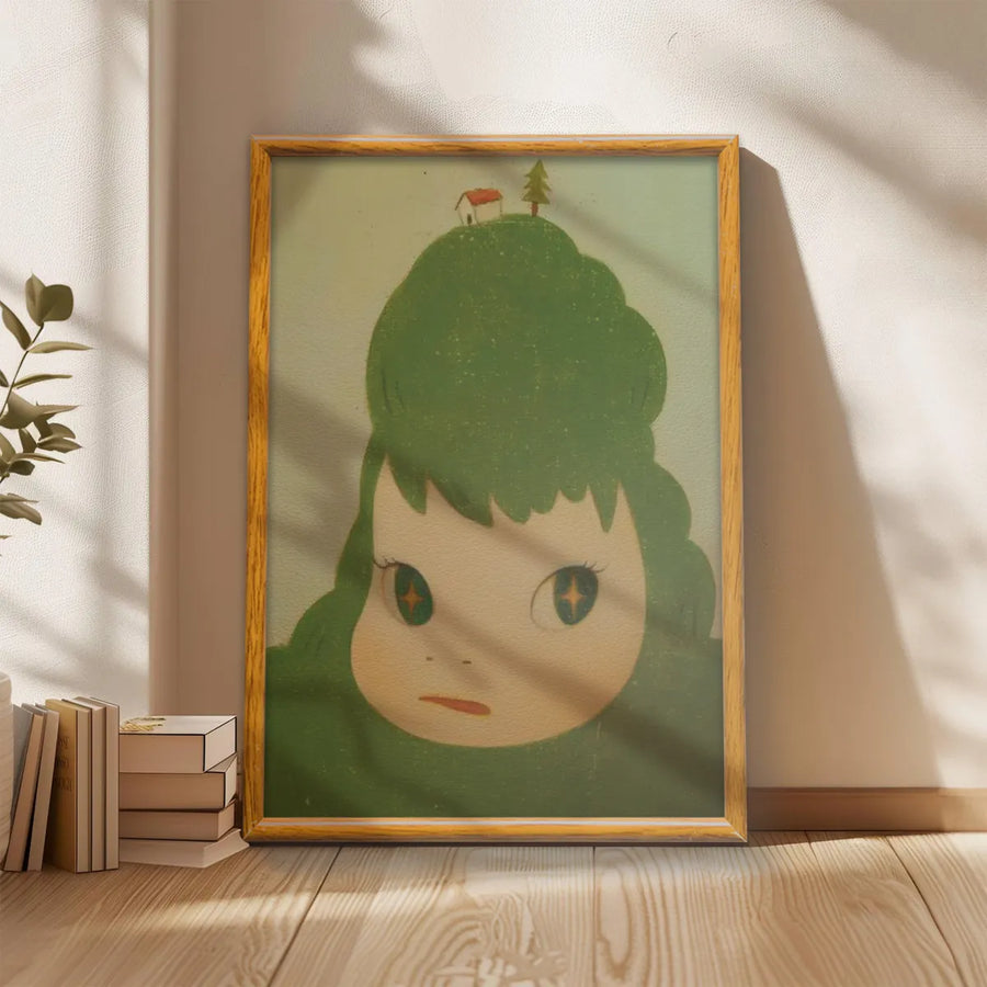 Montaña Verde - Yoshitomo Nara