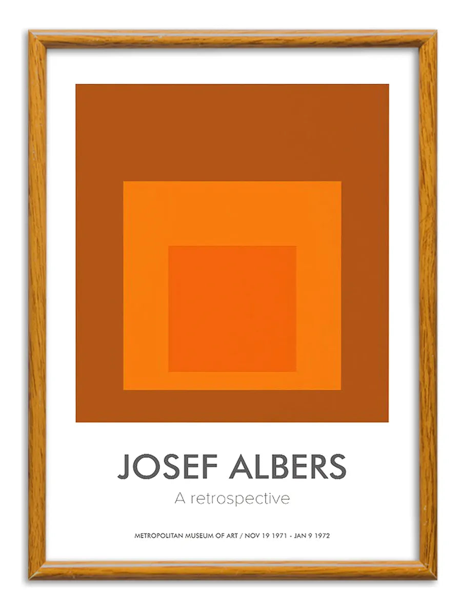 Josef Albers Teoria del Color Bauhaus MOMA retrospective (Brown)