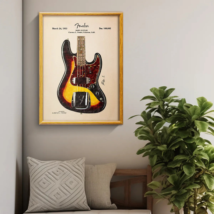 Jazzmaster Bass Fender Patente