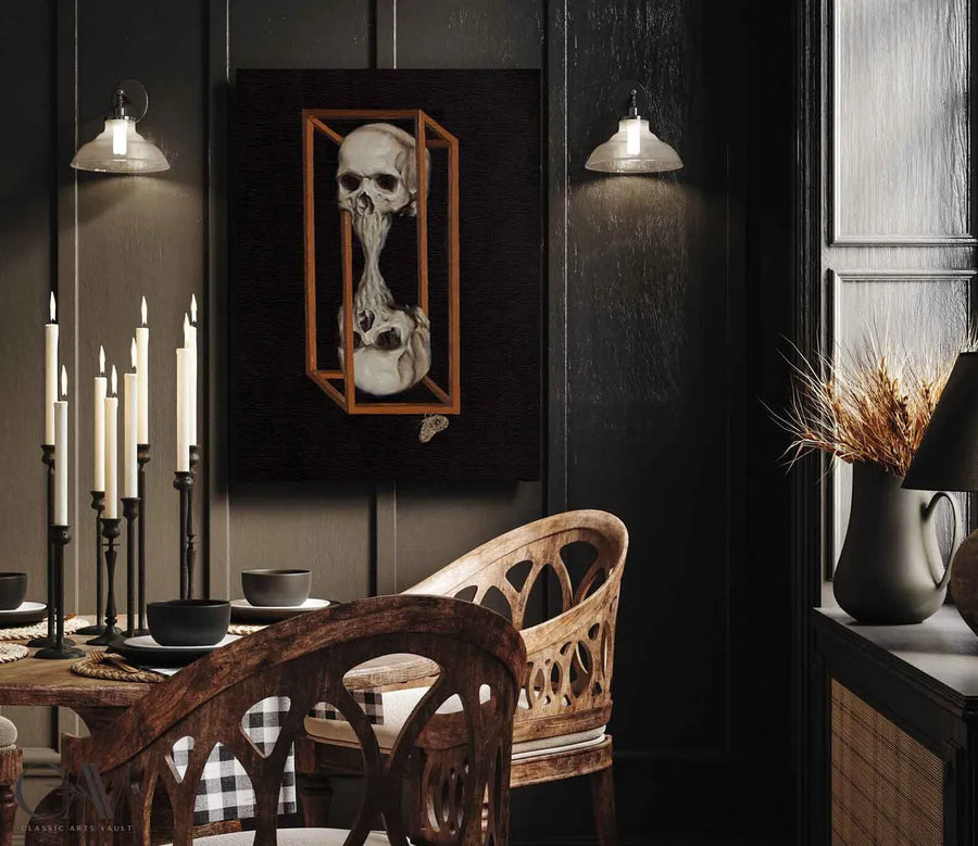 Skull Hourglass