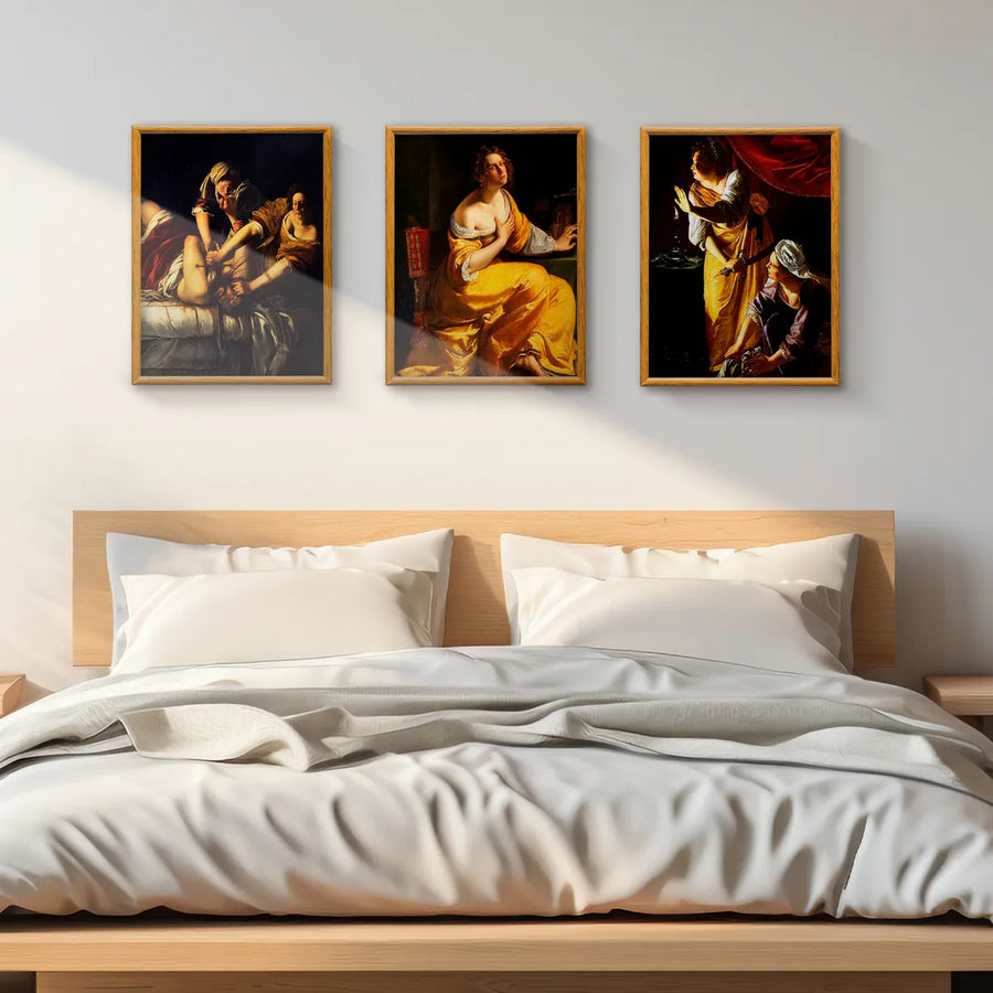 Artemisia Gentileschi Set de 3