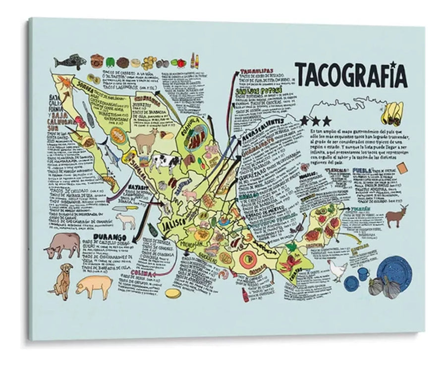 Mapa México Tacografía