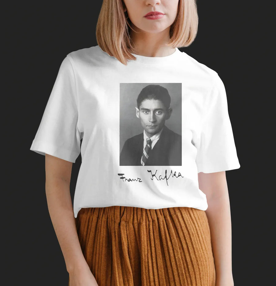 Franz Kafka Retrato - Playera de manga corta