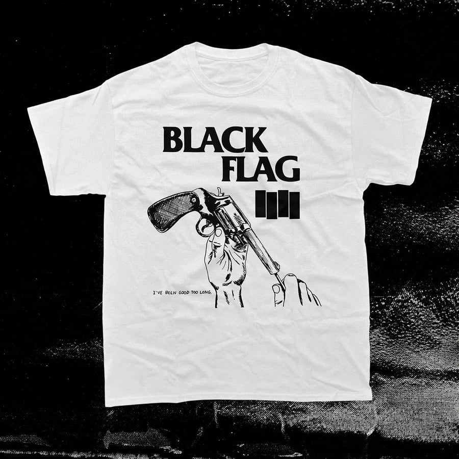 Black Flag - Playera de manga corta