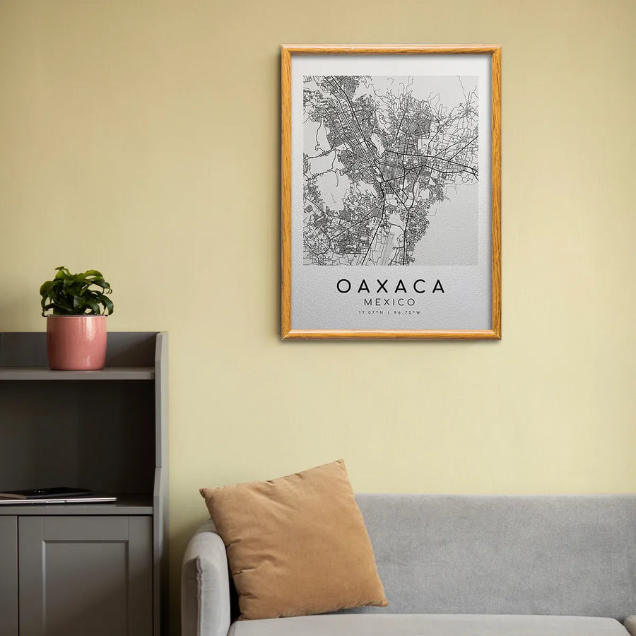 Mapa de Oaxaca México