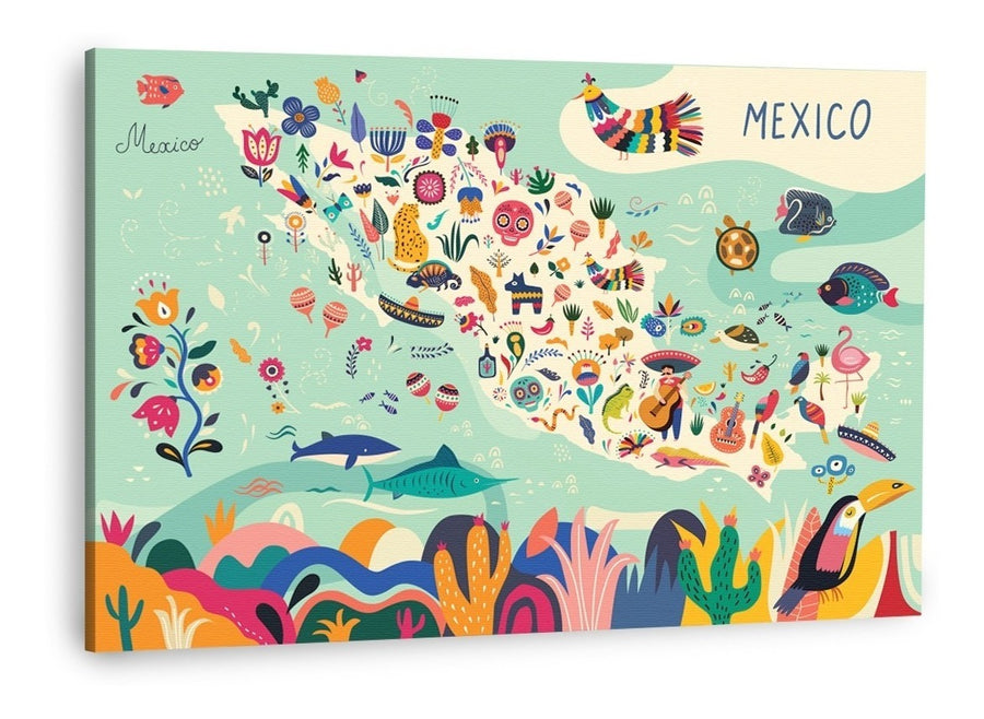 Mapa Folklore México