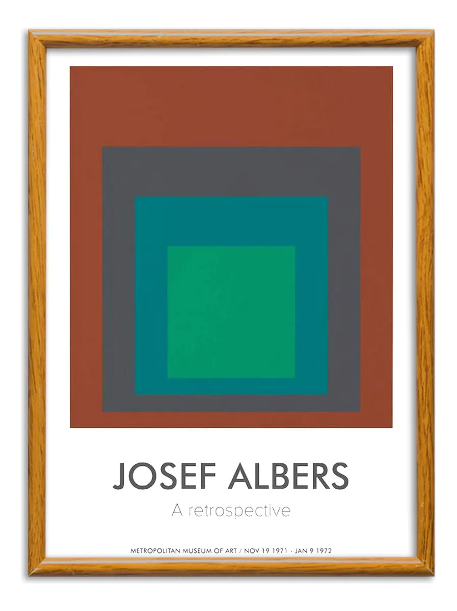 Josef Albers Teoria del Color Bauhaus MOMA retrospective (Green)