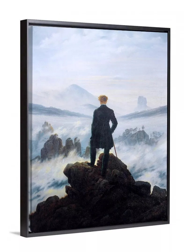 El caminante sobre nubes - Caspar David Friedrich