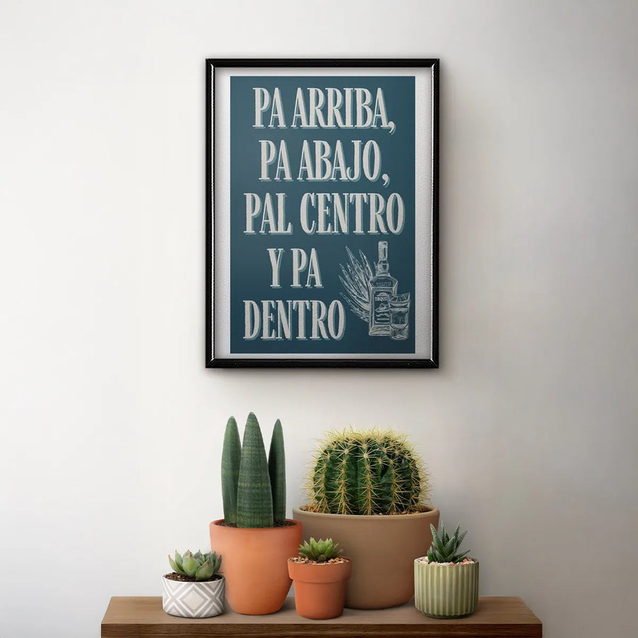 Pa Arriba, Pa Abajo, Pal Centro y Pa Dentro - Tequila Azul México