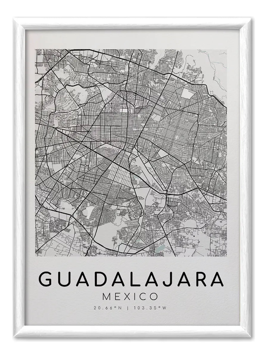 Mapa de Guadalajara México