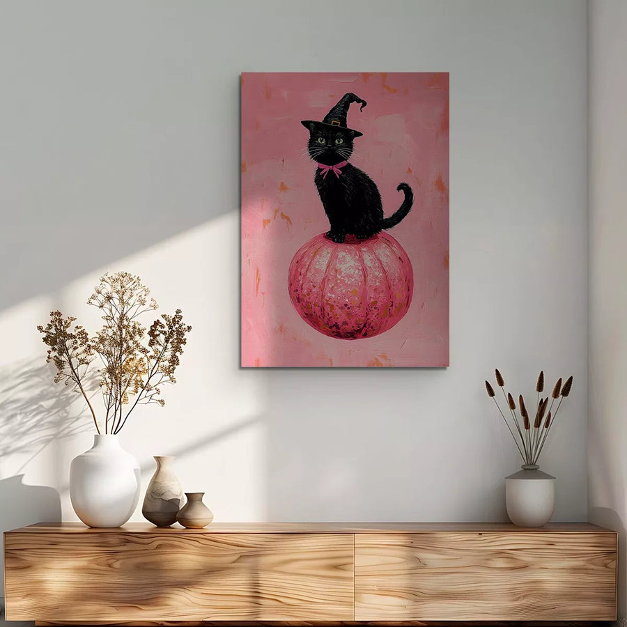 Witchy Pink Cat