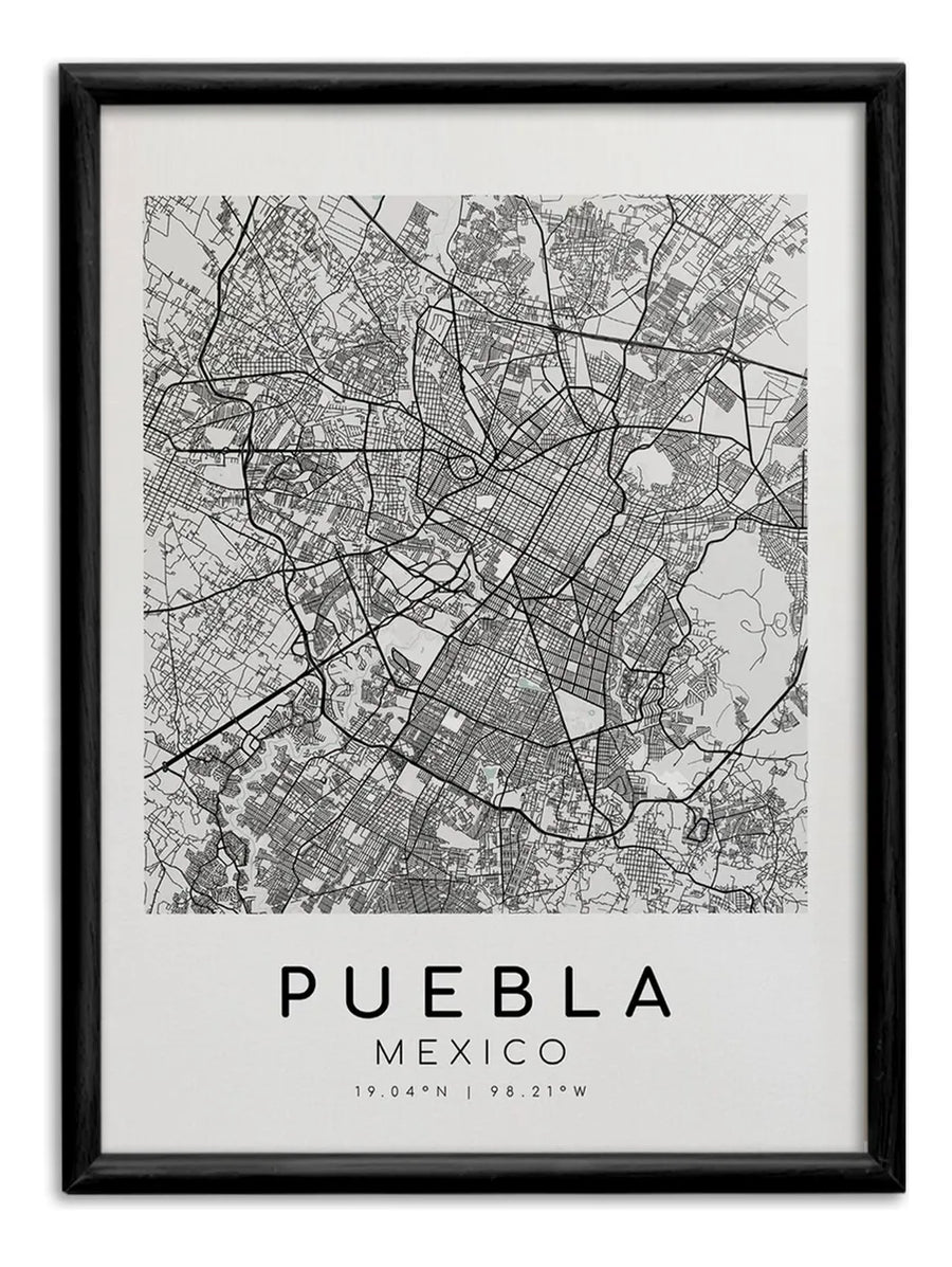 Mapa de Puebla México