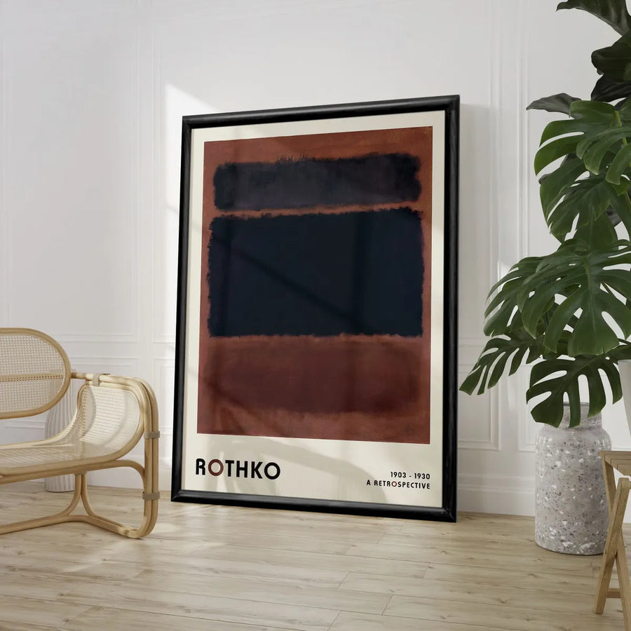 Mark Rothko Retrospective (1903 - 1930)  - Terciopelo azul