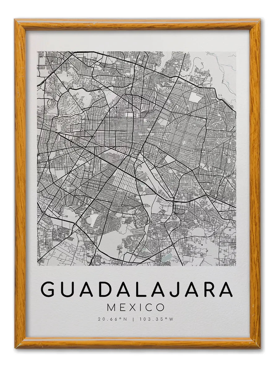 Mapa de Guadalajara México