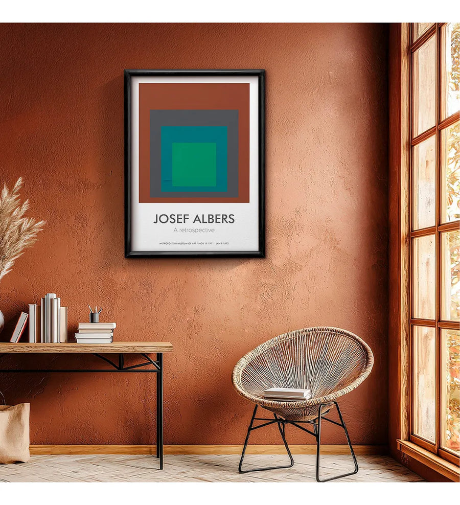 Josef Albers Teoria del Color Bauhaus MOMA retrospective (Green)